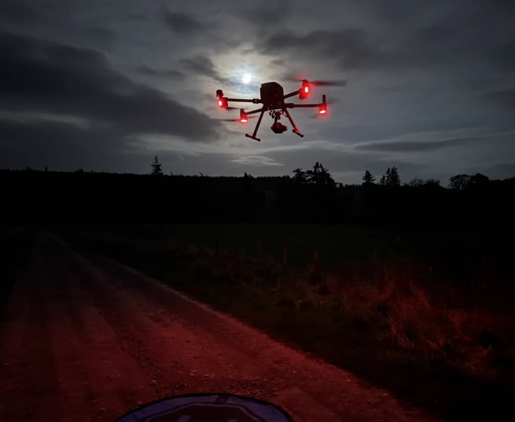 VLOS experiment and night flying operations